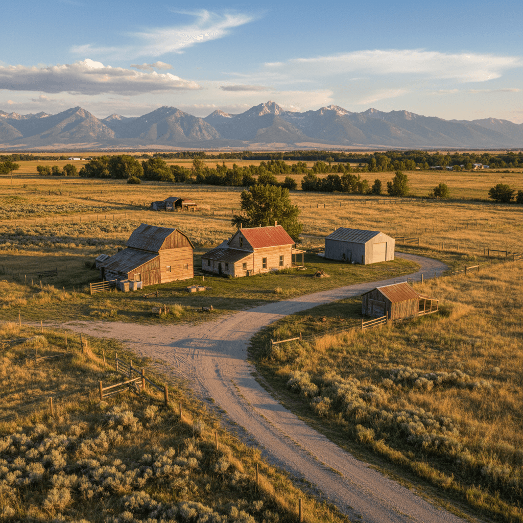 Rural property with outbuildings near Salt Lake County